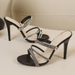 New Summer Large Size High Heel Women's Sandals 100 Open Toe Rhinos A Line Temperament Stiletto Women's Shoes_vogvips.com