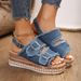 Niche Women's Summer Outdoor Slippers 2024 Casual Thick-Soled New Beach Roman Sandals_vogvips.com