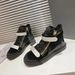 In Stock GZ94 Low High Top Shoes Cross-Border Zipper Women's Flat Round Toe Genuine Leather Comfortable Casual Sneakers_vogvips.com