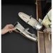 Gentle French Mary Jane Shoes Women's Comfortable Inner Elevated Bow Strap Casual Ballet Style Shoes_vogvips.com