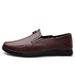 Men's Leather Shoes Style Dress Doudou Shoes Soft-soled Driving Shoes_vogvips.com