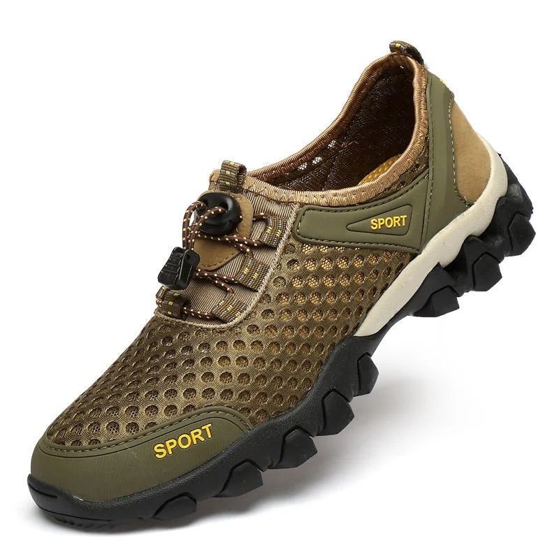 Men's Breathable Outdoor Sports Hot Sale Of The Season New Style Korean Fashion Casual Mesh Upper Water Crossing Shoes_vogvips.com