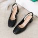 2025 New Mid Thick Heel High Heels Women's Shoes French Baotou Shallow Mouth Sandals Women's Summer Large Coarse Heeled Sandals_vogvips.com