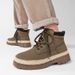 Men's Casual Martin Boots Chunky Sole Height Increasing Ankle Boots Round Toe Fashion Work Boots For Men_vogvips.com