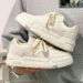 Thick-Soled White Sneakers For Women 2025 Spring Ins Trend Student Sports Wheat Ear Casual Korean Version Low-Top_vogvips.com