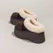 Thick-Soled Height-Increasing Snow Boots Closed-Toe Half Slippers For Women Outdoor Wear 2025 New Winter_vogvips.com