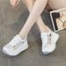 CICIYANG Women Roman Hollow Platform Sandals 2026 Summer New Breathable Dad Fashion Sneakers Forrest Gump Shoes For_vogvips.com