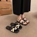 French-style Fairy Flat Women, Suitable For Summer Wear, Elegant And Matching With Dresses, 2026 New Popular Versatile_vogvips.com