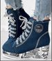 Women's Platform Boots – Newspaper Print Sole & Fleece Lined (Hidden Wedge & Retro)_vogvips.com