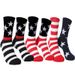 New American Flag Independence Day gift printed cotton men's and women's mid-tube socks_vogvips.com