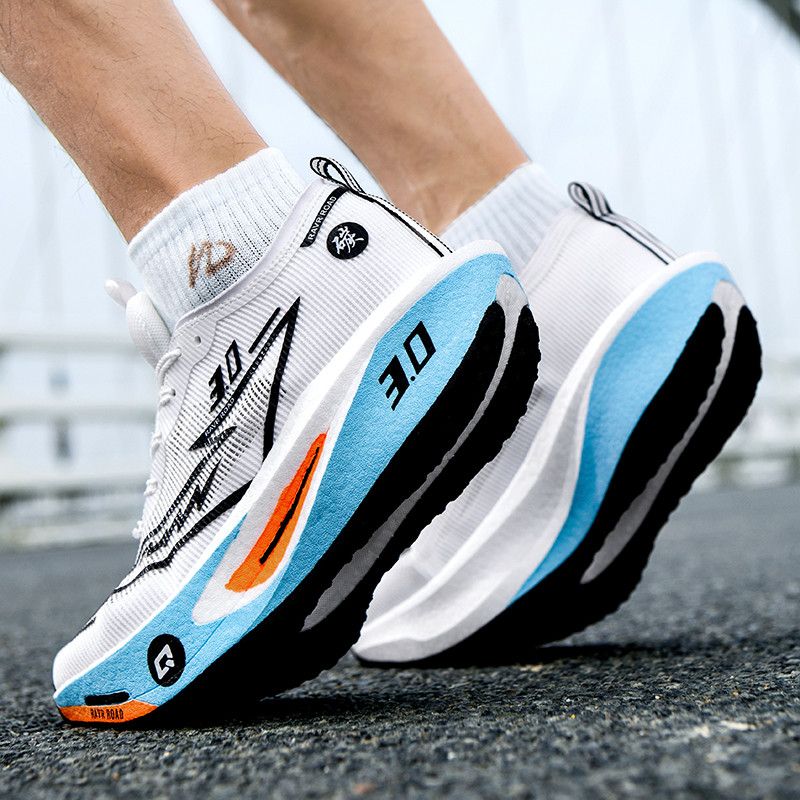 Men Sneakers Mesh Comfort Tennis Shoes 2025 Men's Running Carbon Board 3.0 Cushion Sports Training Jogging Speciality Jog Shoes_vogvips.com