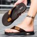 Men's Flip-flops 2025 Summer New Thick-soled, Anti-slip, Wear-resistant Cool Flip-flops, Casual Pinching Beach Sandals - The Men_vogvips.com