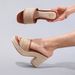 Women's Shoes Rope Wedge Thick Soled Sandals Braided Straw Rope One Strap Casual Summer Waterproof Platform High Heels_vogvips.com