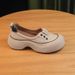 2025 Summer Autumn New Fashionable Height Increasing Round Head Shallow Mouth Breathable Versatile Single Shoe, One Step_vogvips.com