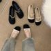 Flat Single For Women In Spring And Autumn, Bean Shoes, 2025 New Versatile Fairy Style French Gentle Matching Skirt,_vogvips.com