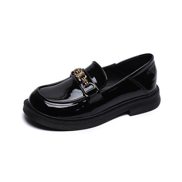 Platform Loafers Women's New Spring One-pedal Retro Small Leather Shoes College Style Thick Heel Soft Sole Single Shoes Women_vogvips.com
