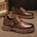 2025 Spring Summer New Breathable Slip-On Wedding Groom Men's Casual Leather Shoes British Style Formal_vogvips.com