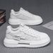 Shell Head 2025 Spring New Thick Soled Board Sports And Leisure Trendy Men's Interior Height Increasing White Shoes_vogvips.com