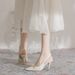 Park Chae-young Rose Same Patent Leather High Heels Women 2025 New Model Royal Sister Queen Style Big Brand Alternative_vogvips.com