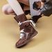 Women Boxing Boots 5Cm Height Increasing Boxing 2025 Autumn New Melard Outdoor Versatile Short Boots For Petite Women_vogvips.com
