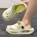 Smile Men's And Women's Cave Shoes Fashion Breathable Sandals With Removable Insoles Non-slip Cushioned Thickened Soft_vogvips.com