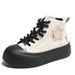 Autumn New Thick Soled High Top Big Head Star Board For Women's Instagram Trendy Versatile And Small Design Sense_vogvips.com
