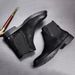 European Warm Series High Top Men's Winter Cotton Shoes Long Leather British Martin Boots Men_vogvips.com