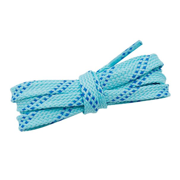 Two-color Slant Point Flat 8mm Wide Shoelace_vogvips.com