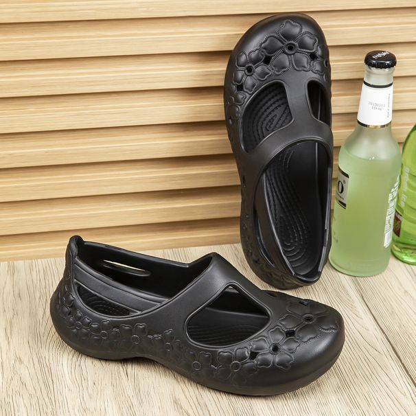 2026 New Cross-Border Women's Closed-Toe Sandals, Ins-style Thick-Soled Non-Slip 4cm Summer Outdoor Beach Clogs, Garden_vogvips.com