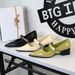 Women's Retro Mary Jane Pumps With Chunky Heel, Pointed Toe & Metal Buckle - Elegant Low-Cut Dress Shoes For Spring & Fall (Black/Light Green/Beige)_vogvips.com