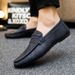 Summer Breathable, Anti Slip, And Wear Ristant 2025 New Type Lazy Man Kicks On Men's Lefu Versatile Casual Leather_vogvips.com