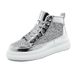 Men's Thick-soled High-top Shoes With Sequins Mid-top Street Dance Casual Sneakers Large Size Trendy_vogvips.com