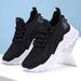 Women's Versatile Summer Plus Size Fly Woven Breathable Casual Shoes, Soft Sole, Non Tiring Women's Shoes_vogvips.com