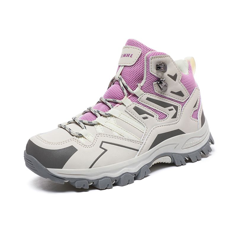 High-top Boots Women Comfortable Casual Anti-slip Thick-soled Ankle Boots Men Shoes Women Flat Soft Outdoor Hiking Shoes Men_vogvips.com