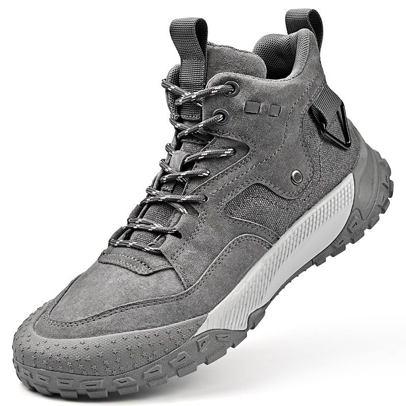 Live Broadcast Men's Cotton Shoes Winter Fleece-Lined Martin Boots Outdoor Men's Shoes Warm Short Boots Lightweight Snow_vogvips.com