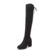 Elastic Boots Autumn And Winter New Item For Women, Over The Knee Slimming Thick High Heels, Boots, Long Tube_vogvips.com