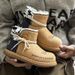 Woody Collaboration Denim Niche Snow For Men And Women 2024 New Winter Thick Sole Fleece Mid-Calf Cotton Shoes Boots_vogvips.com