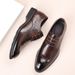 New men's business dress leather shoes leather high-end brogues wedding men's shoes head layer leather shoes_vogvips.com