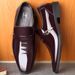 Euro Step 100% Genuine Business Formal Men's Leather Casual Soft Sole Breathable Office Slip-On Shoes_vogvips.com
