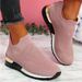 2025 New Socks And Elastic Cloth, Large Size Shoes, Women's Shoes_vogvips.com