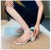 2531 Huidong Yixin Da Ice Sugar Fairy ~ 5CM French Style Rhinestone Open-Toe Chunky High Heel Sandals Women's Wedding_vogvips.com
