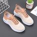 ShoeVault 2025 New Women's Shoes Export, Casual Lace-up Sock Mesh Shoes, Soft Sole Sneakers For Women_vogvips.com