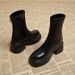 Female Raise The Bottom Black Joker Martin Boots_vogvips.com