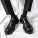 New Teenagers Lace-up Low-top Breathable Formal Casual Leather Shoes_vogvips.com
