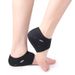 Breathable Heel Socks For Indoor & Outdoor Use - Anti-Slip Comfort Foot Protectors With Soft Cushioning (Black With Red Lining, One Size Fits All)_vogvips.com