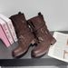 2025 New Genuine Leather Thick Bottom Belt Buckle Martin Boots Versatile Casual Mid Top Boots Retro Niche Motorcycle Boots Wholesale_vogvips.com