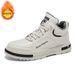 Men's Winter High-Top Sneakers, Fleece-Lined And Thickened Cotton Shoes, Versatile And Trendy Men's Sports Casual Shoes_vogvips.com