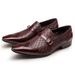 2021 Simple Versatile Trendy Batch New Men's Business Buckle Square Toe Slip-On Leather Shoes For Men_vogvips.com