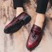 Glide 2024 Spring Thick-Soled Height-Increasing New Business Men's Slip-On Fashion Polished Color Cross-Border Large Size_vogvips.com
