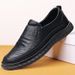2024 Spring New Breathable Men's Leather Surface Soft Sole Daily Slip-On Driving Casual Shoes_vogvips.com
